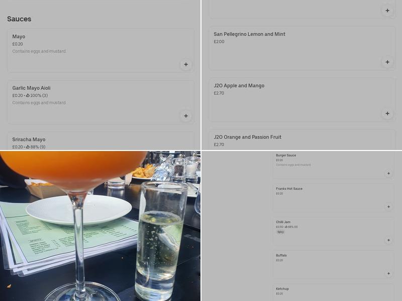 Six Trees Kitchen & Bar Menu