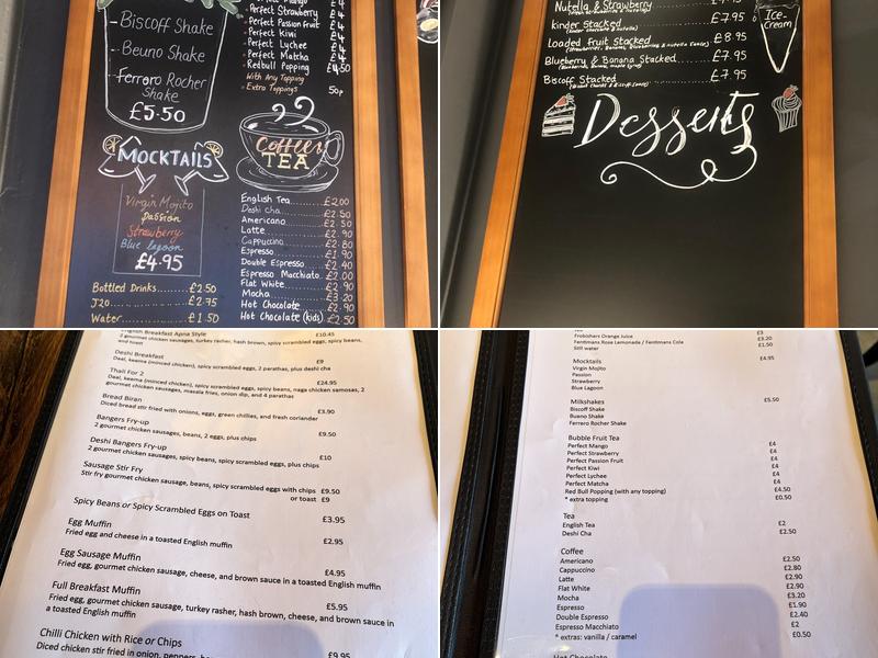 Three Brothers Cafe Menu