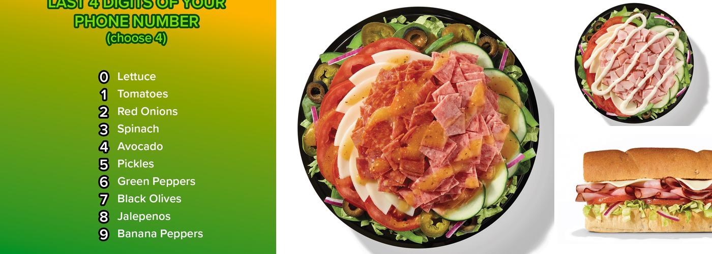 Subway Menu