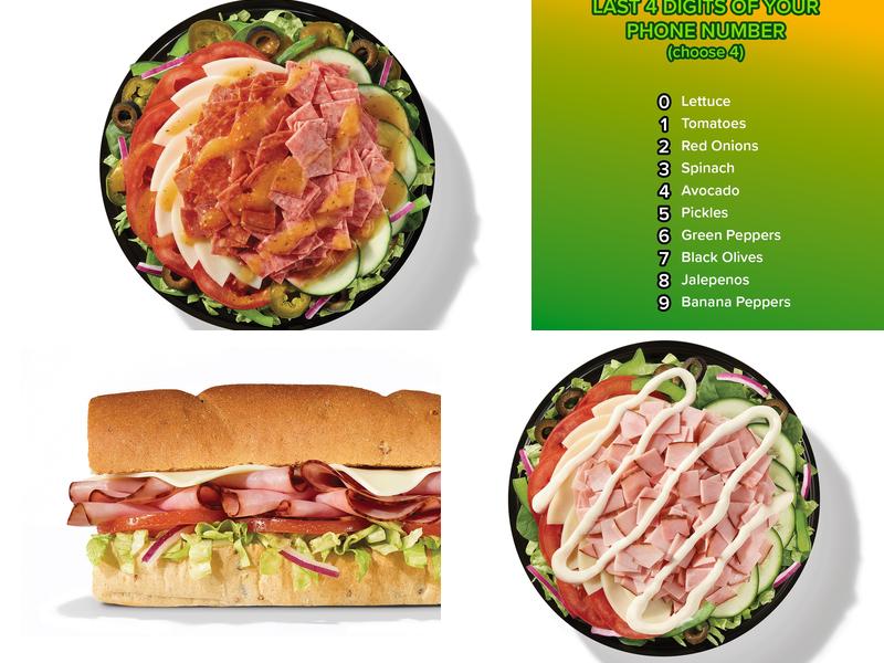 Subway Menu