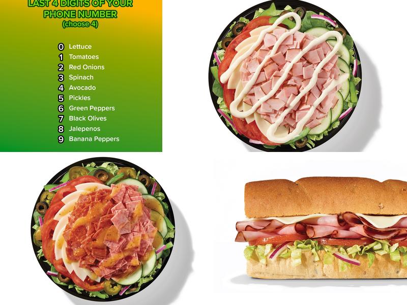 Subway Menu