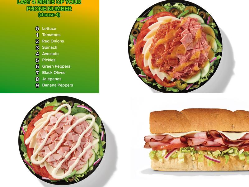 Subway Menu