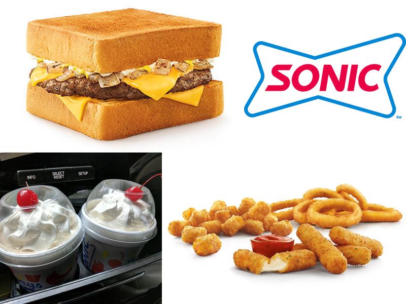 Sonic Drive-In Menu
