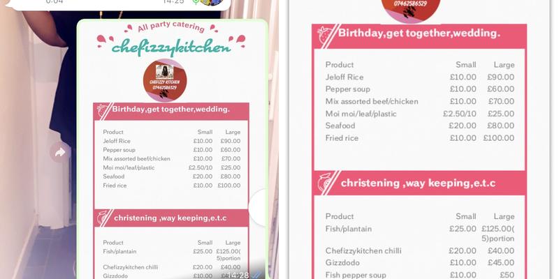 chefizzykitchen Menu