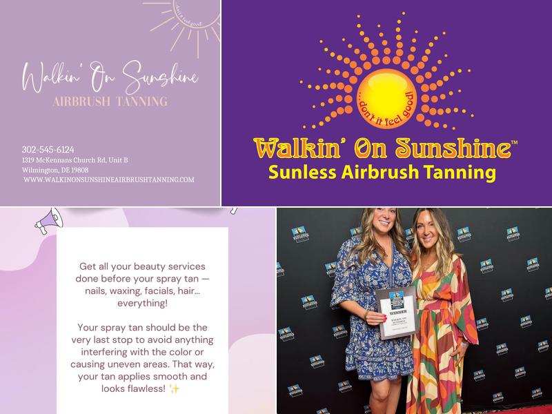 Walkin' On Sunshine Airbrush Tanning