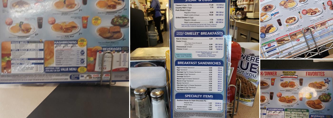 Waffle House Menu