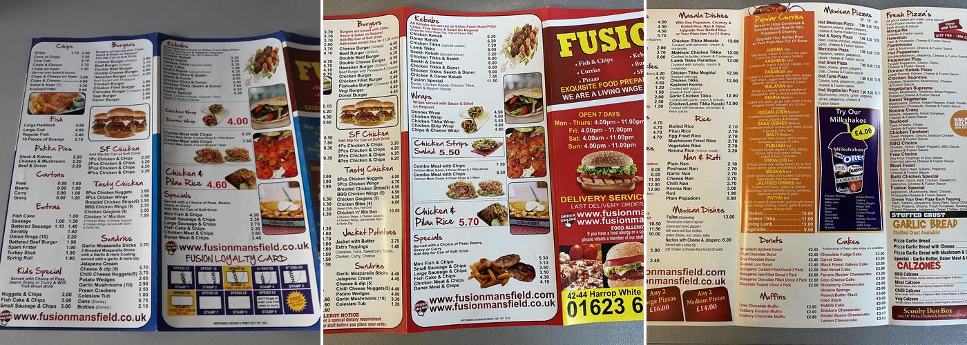 Fusion Menu