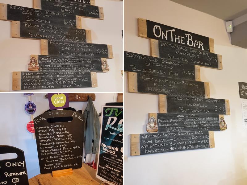 The Inkpot Micro Pub Menu