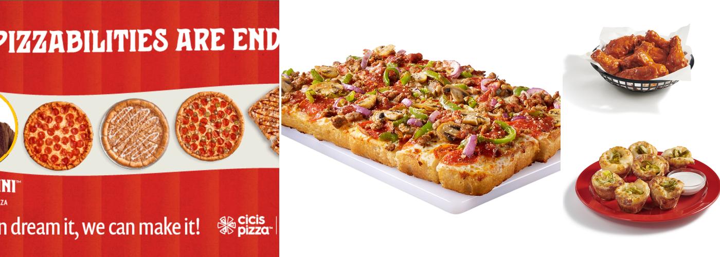 Cicis Pizza Menu