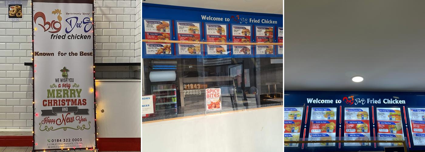 Big Dee's Fried Chicken Menu