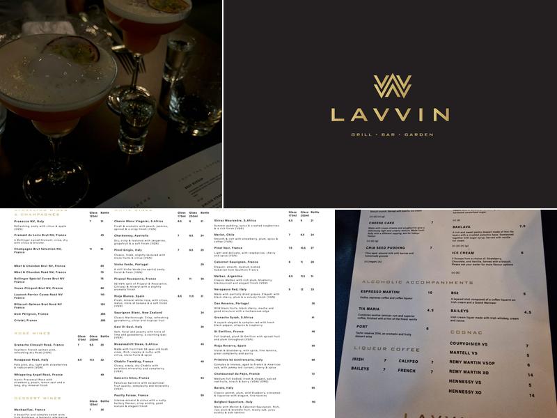 Lavvin Menu