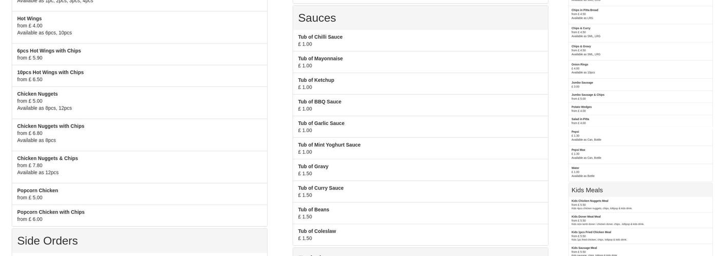 Charcoal Grill | Gurnos Menu