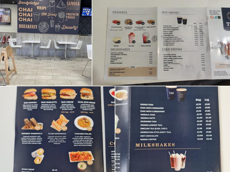 TDC (Tandoori Desi Chai) Menu
