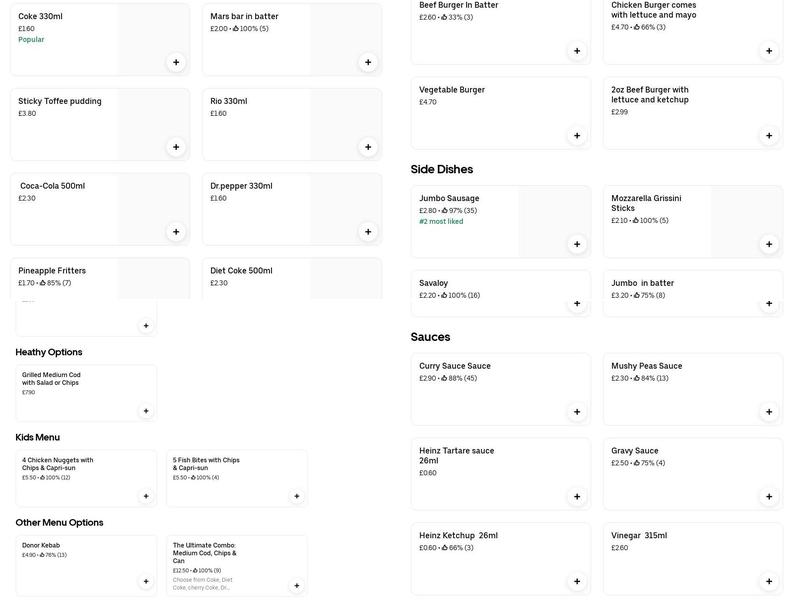 Bengal Spice Bletchley Menu