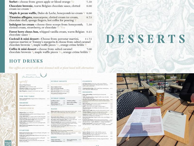 Warbler on the Wharf Menu