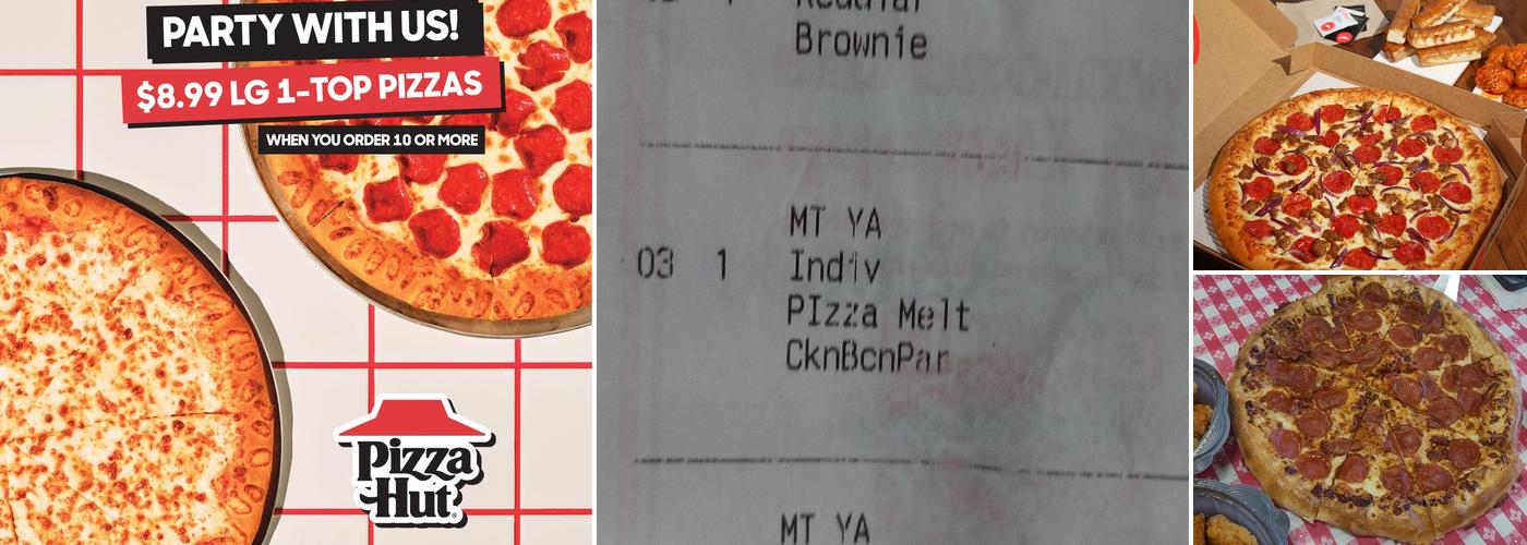Pizza Hut Menu