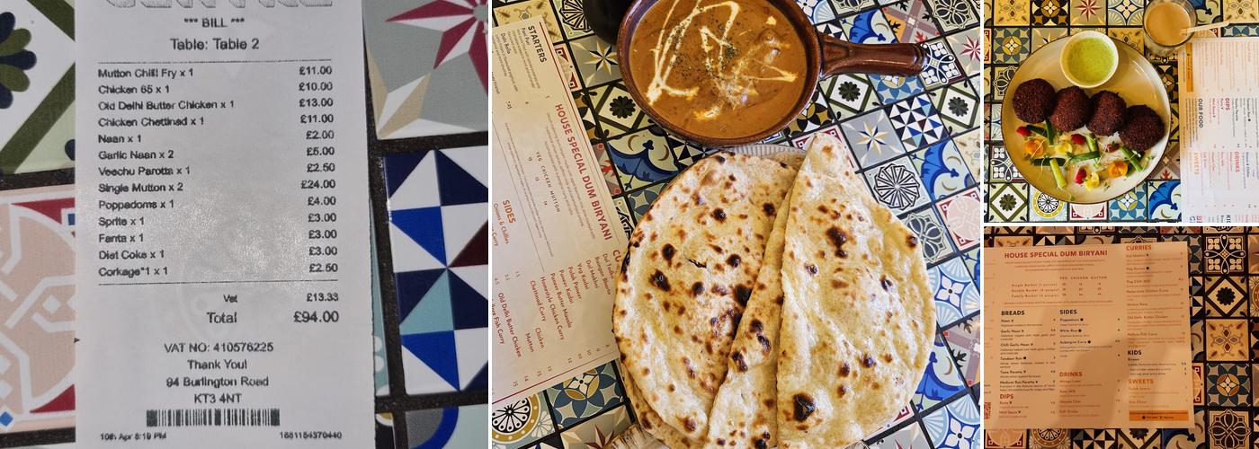 The Biryani Centre Menu