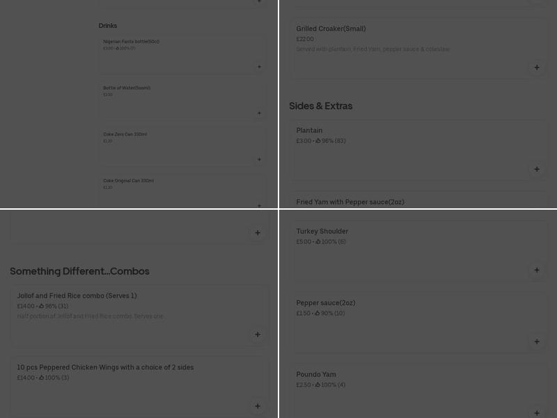 Culture Restaurant and Bar Newcastle Menu