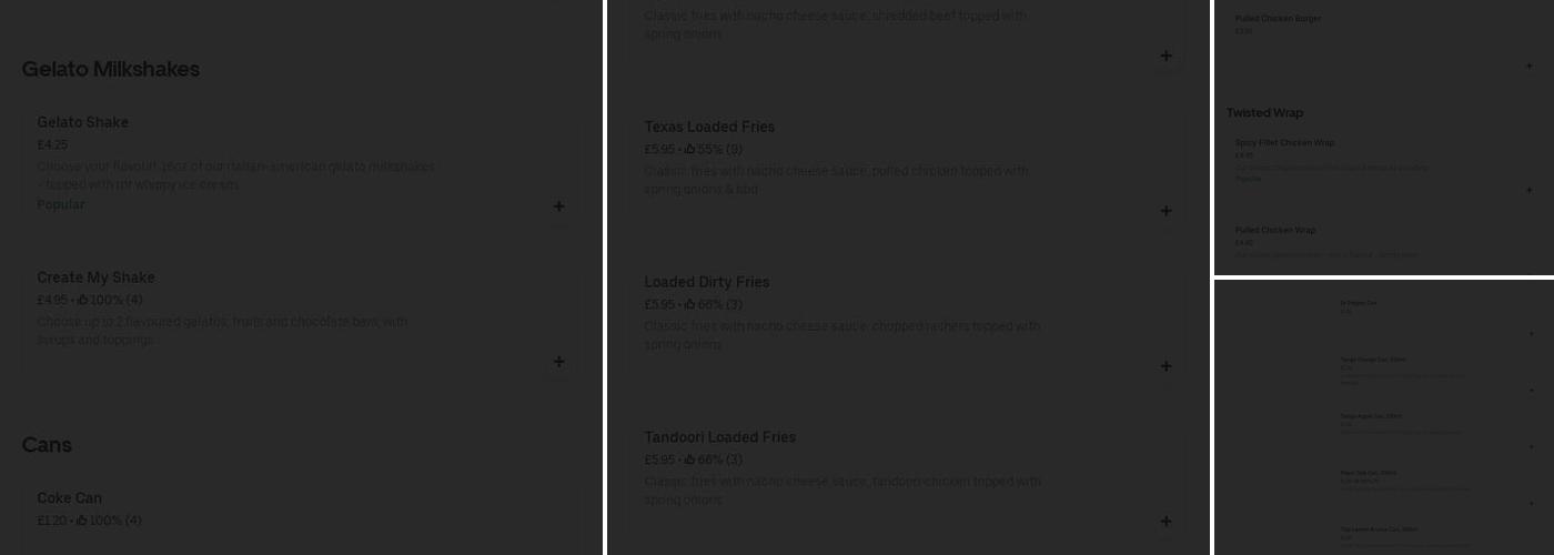 Cluckees Chicken Menu