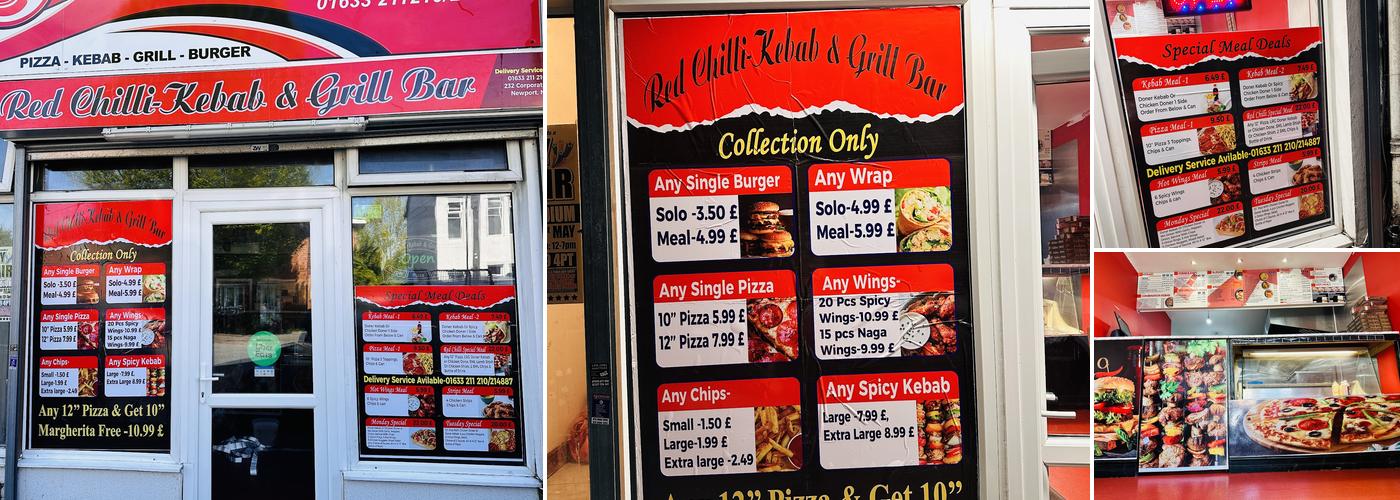 Red Chilli Kebab & Grill Bar Menu
