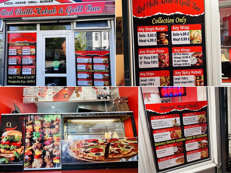 Red Chilli Kebab & Grill Bar Menu