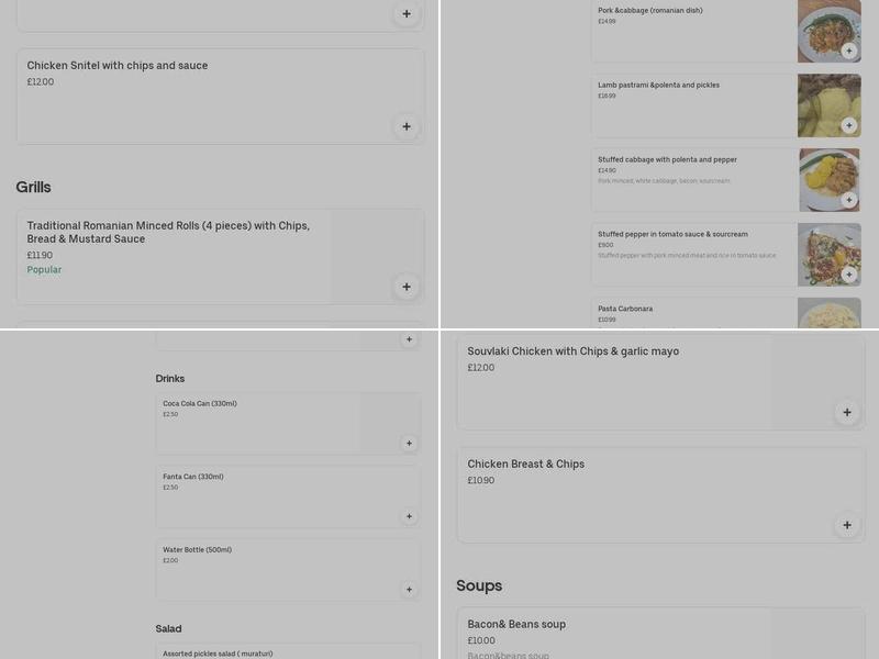 Salt & Pepper Tavern Menu