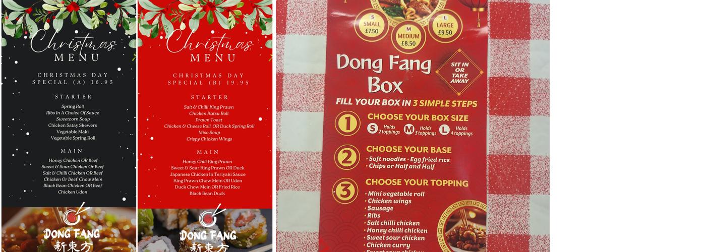 Dong Fang Asian Fusion Menu