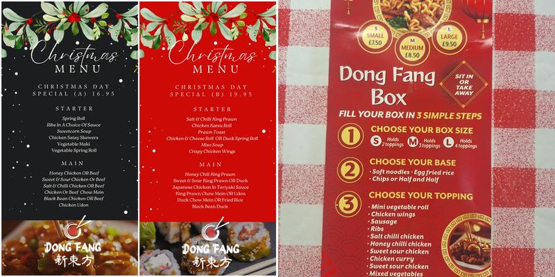 Dong Fang Asian Fusion Menu