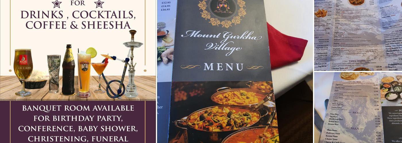 Mount Gurkha Village Menu