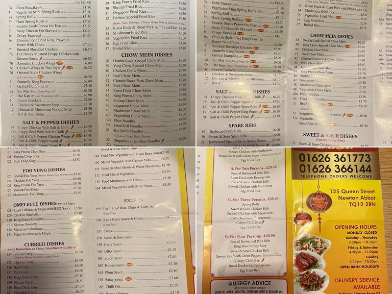 Double Luck Kitchen Menu