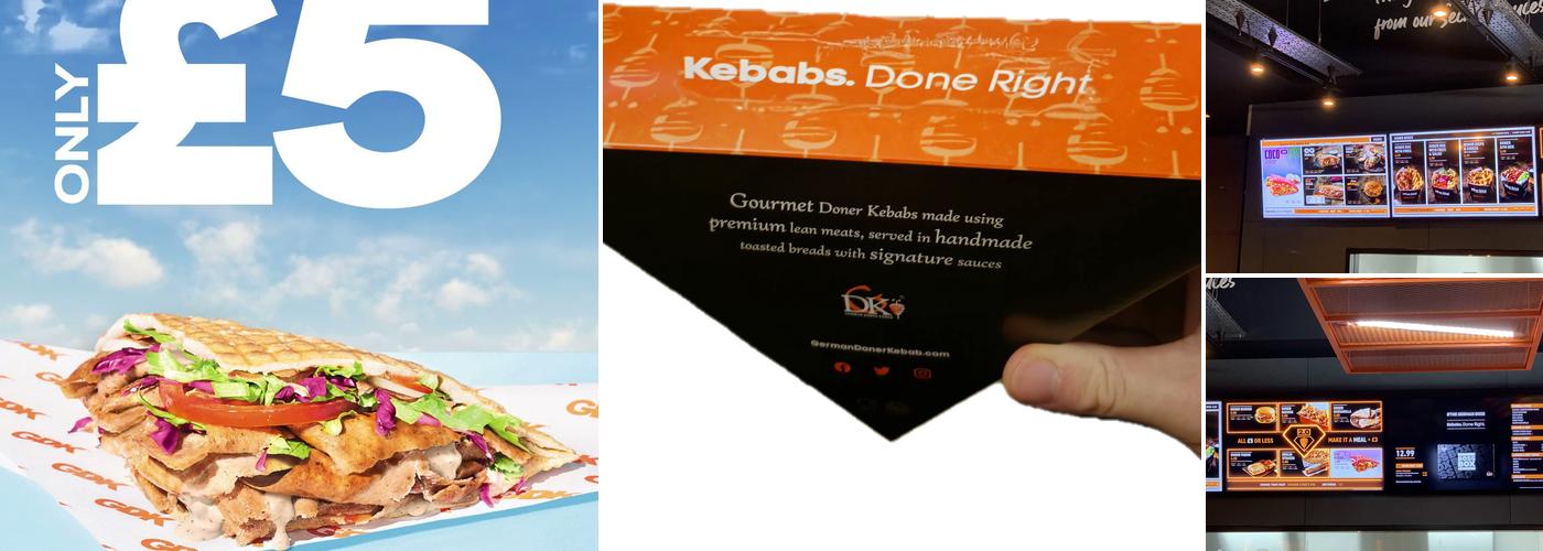 German Doner Kebab Menu