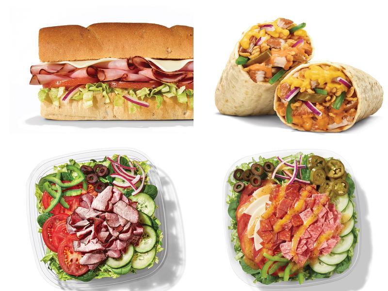 Subway Menu