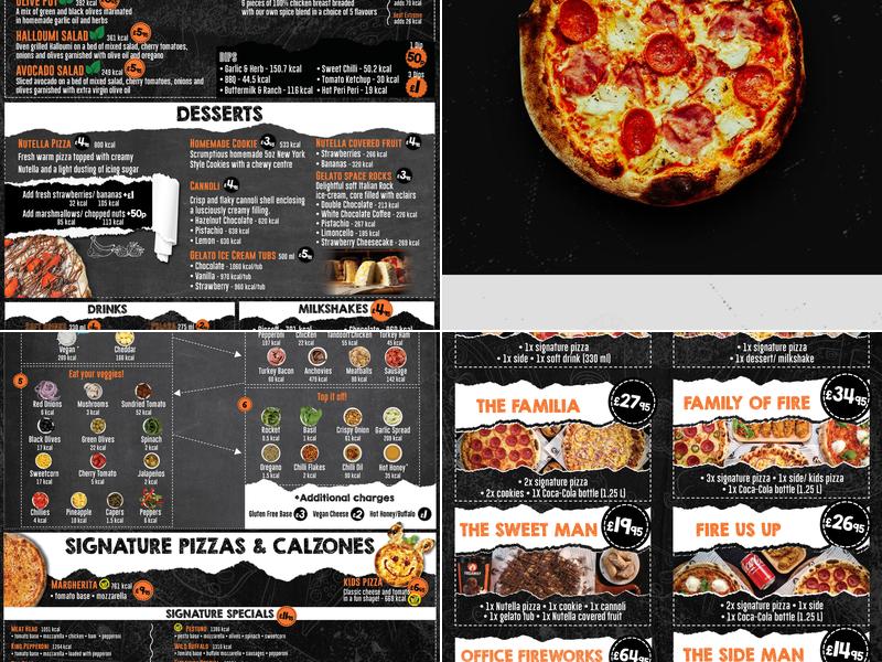 Fireaway Pizza Norwich East Menu