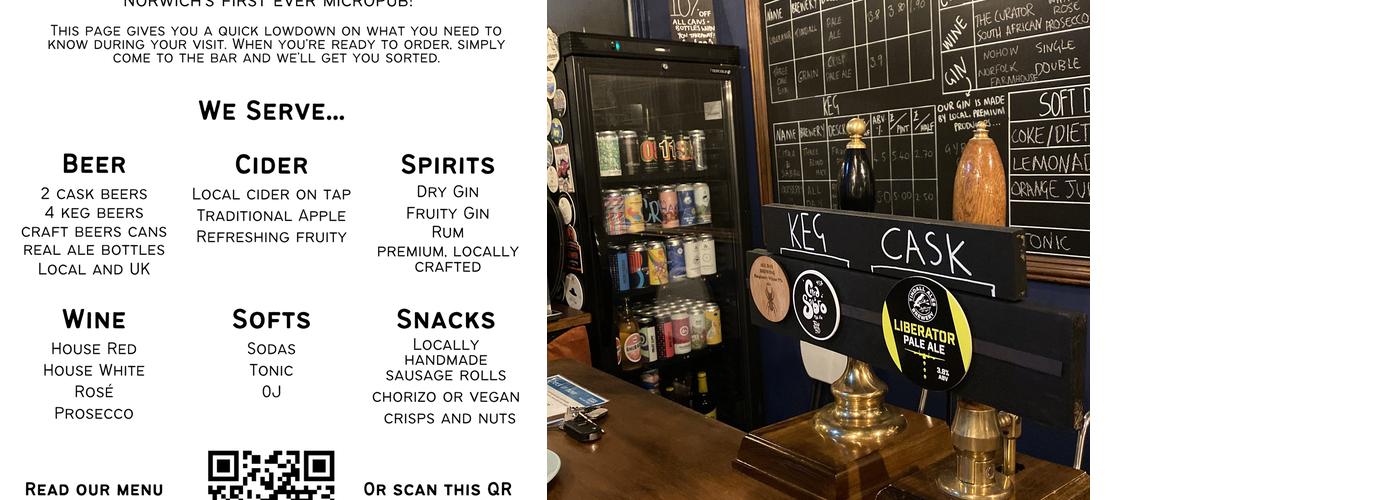 The Malt and Mardle Menu