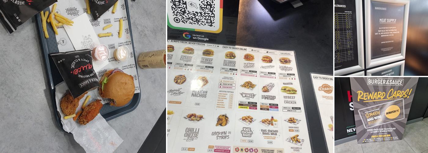 Burger & Sauce - Alfreton Road - Nottingham Menu