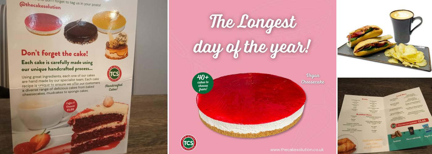 The Cake Solution - Mapperley Menu