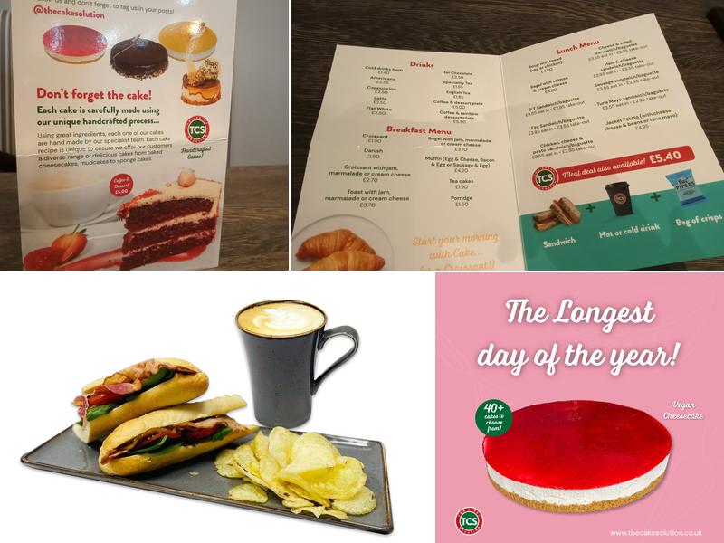The Cake Solution - Mapperley Menu