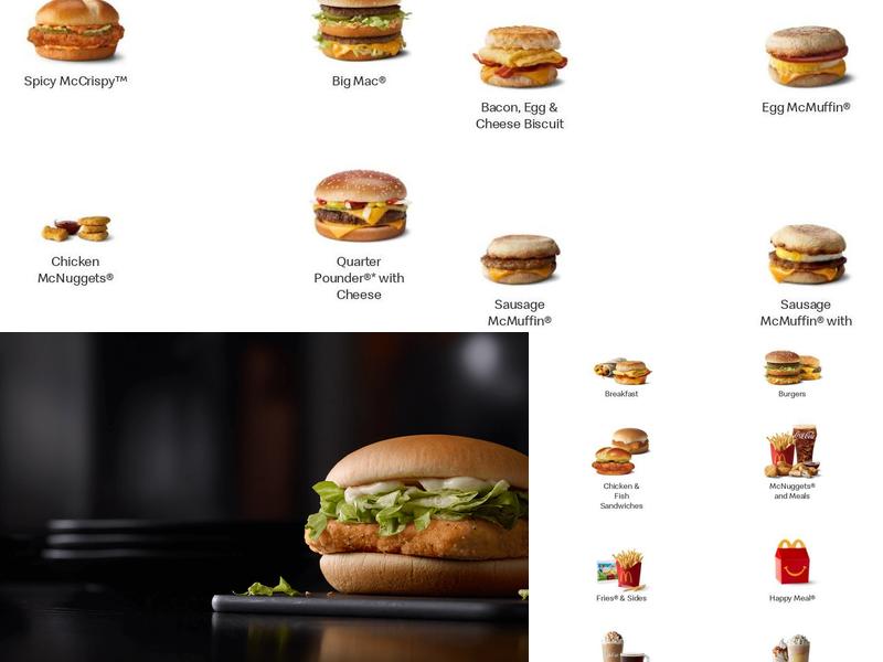 McDonald's Menu