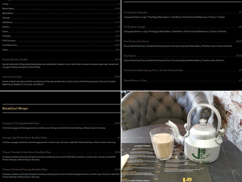 MilJul Chai House Menu