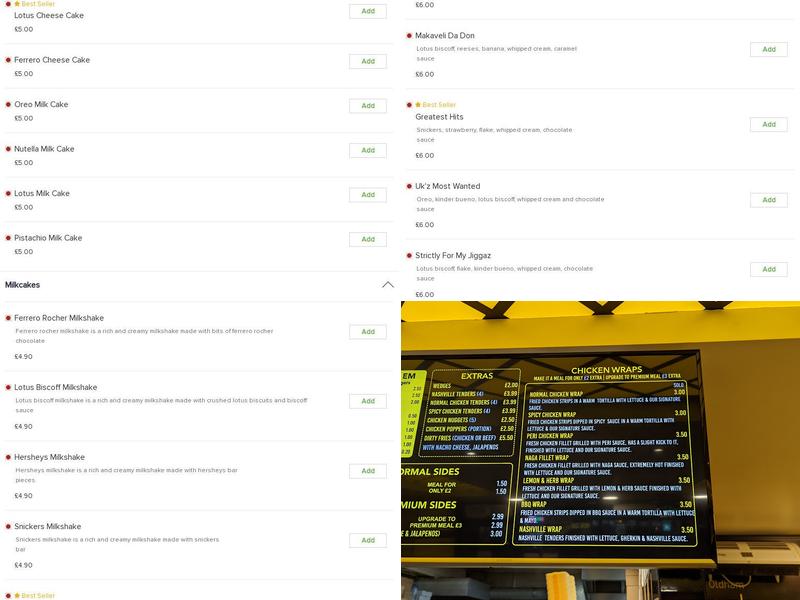 Smash Official Oldham Menu