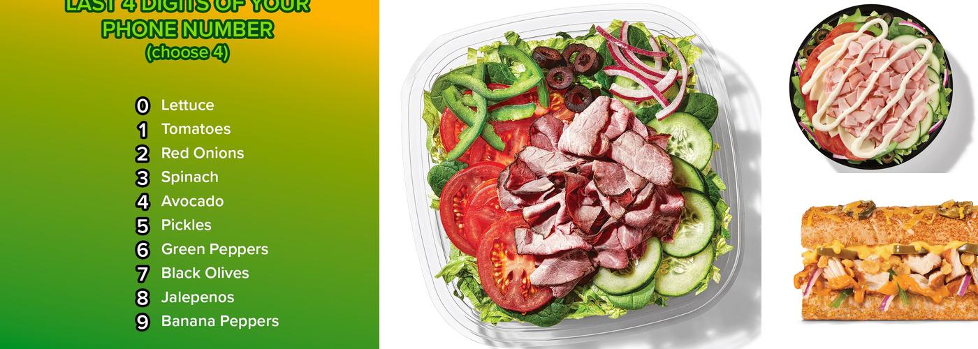 Subway Menu