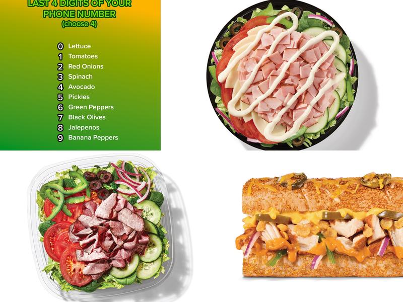Subway Menu