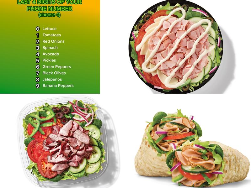 Subway Menu
