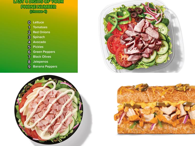 Subway Menu