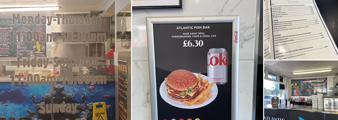 Atlantic Fish Bar Menu