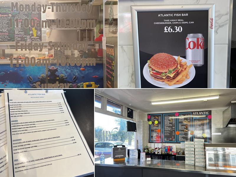 Atlantic Fish Bar Menu