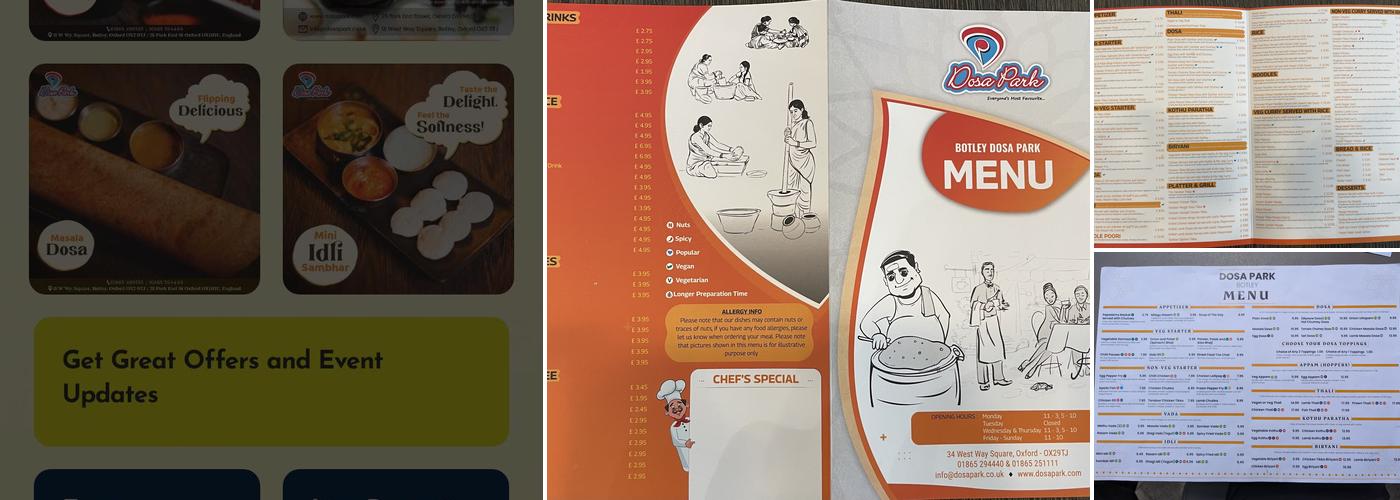 Dosa Park (Botley) Menu