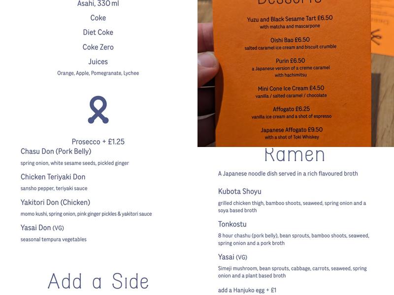 Kinjo - Japanese Restaurant, Bar & Grill Menu