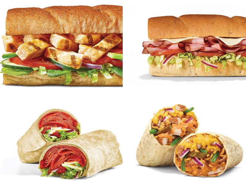 Subway Menu