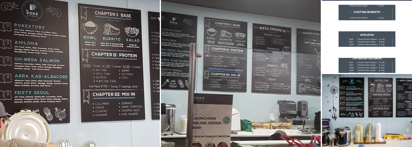 The Poke Story Southglenn Menu